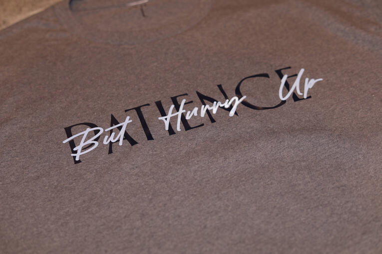 Oxford Gray T- Shirt Blue Letters $50
