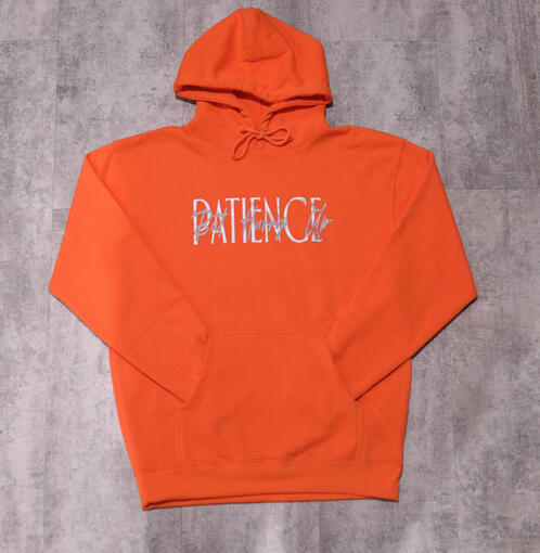 Orange Hooded Pullover $100